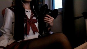 【Aki秋水ASMR】11.24黑丝学生妹膝枕の耳朵SPA~Aki's Chinese ASMR-助眠云视听