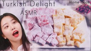 亲自制作的电影中的食物！土耳其软糖ASMR吃播[ASMR]-助眠云视听