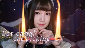 【ASMR少寒100】清理管道耳垢，耳烛净化不免疫（布胶带、流动沙、鹅毛、刷子、耳勺、耳烛）-助眠云视听