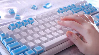 ASMR 15键盘打字声音2H用于学习作品（润滑、定制键盘）-助眠云视听